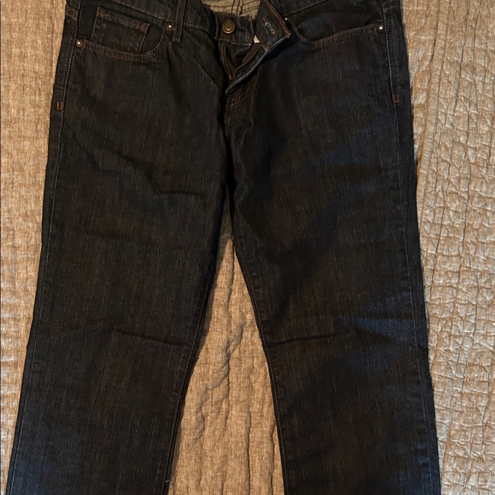 Women's Classic Black Straight Leg Jeans